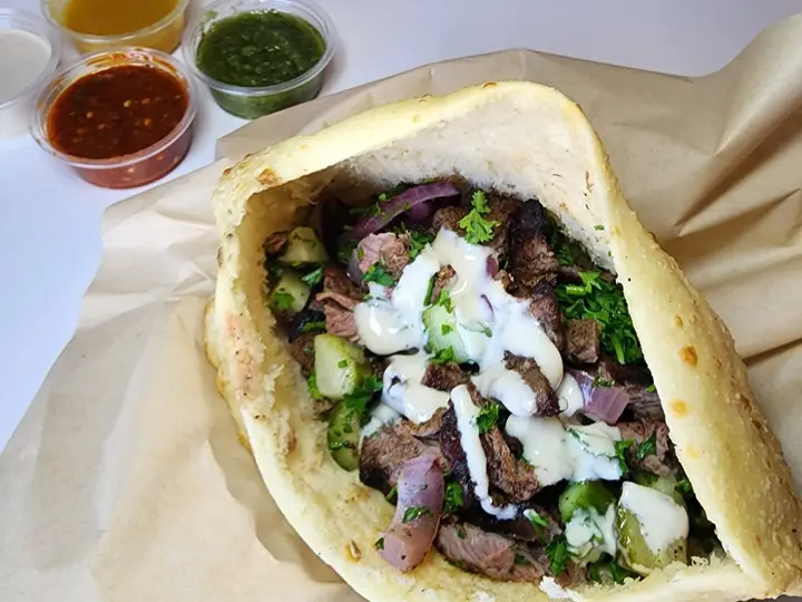 Carved Lamb Pita