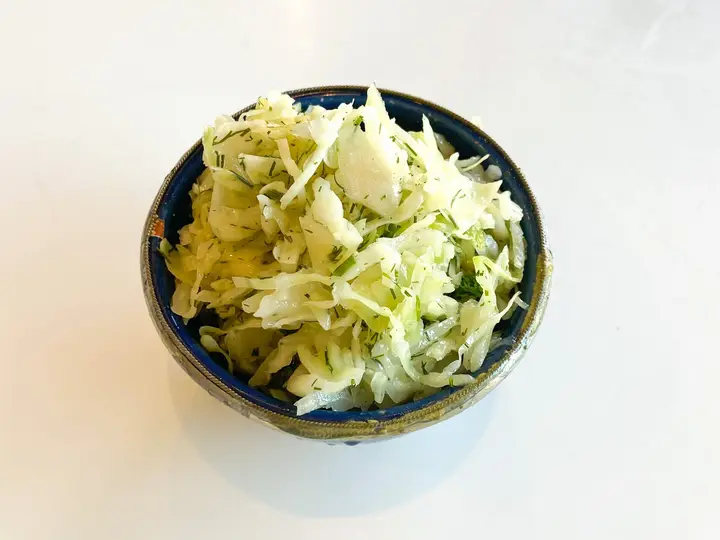 Green Cabbage Side Salad