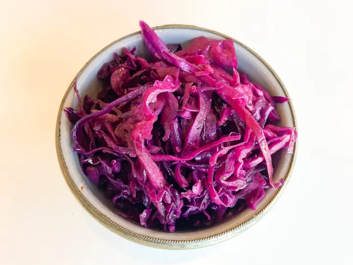 Red Cabbage Side Salad