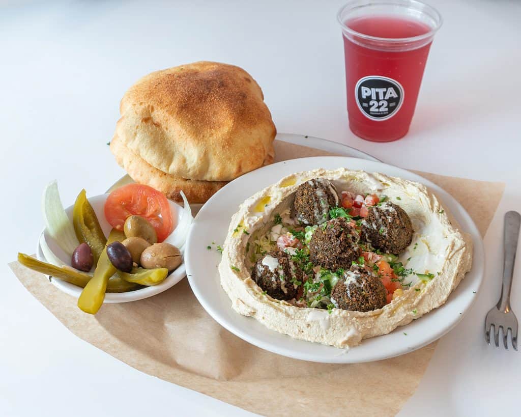Falafel Hummus PITA 22