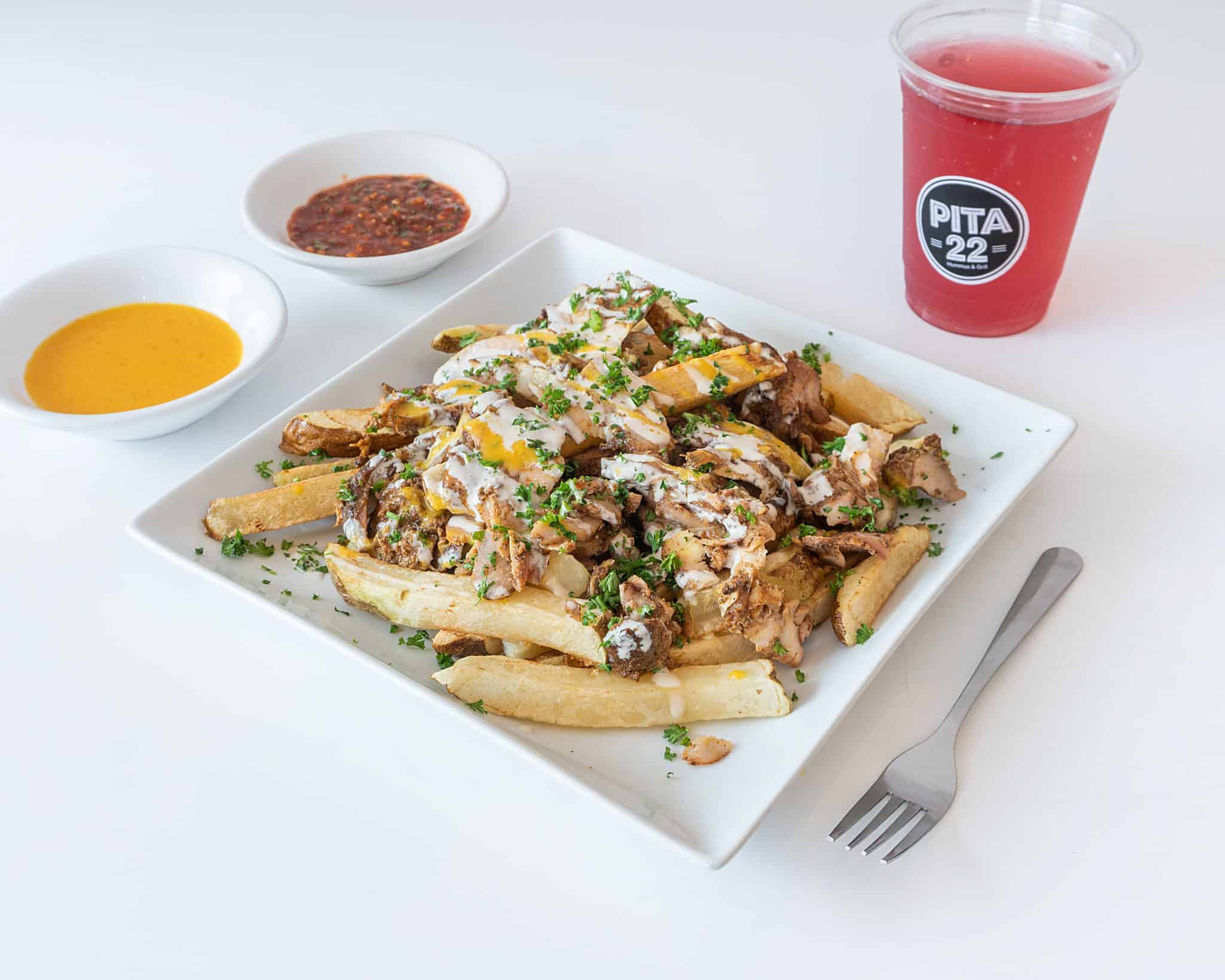 Shawarma Fries PITA 22