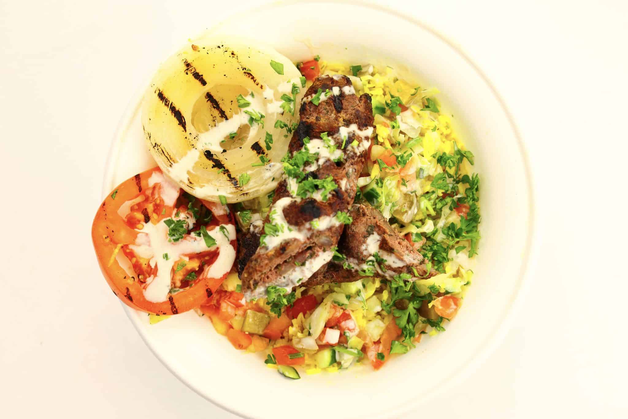 Chicken Kabob Bowl (Halal) PITA 22